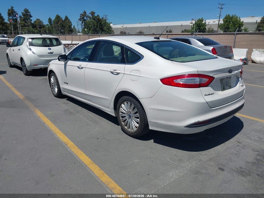 Vin: 3fa6p0lu1er169896, lot: 46263706, ford fusion hybrid se 20143