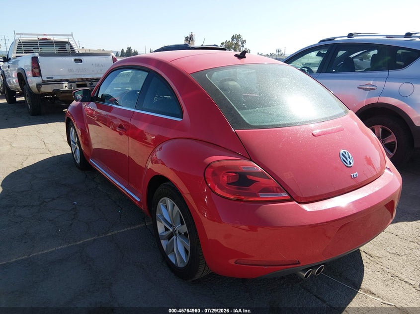 Vin: 3vwjl7at0em606882, lot: 46263709, volkswagen beetle 2.0l tdi 20143