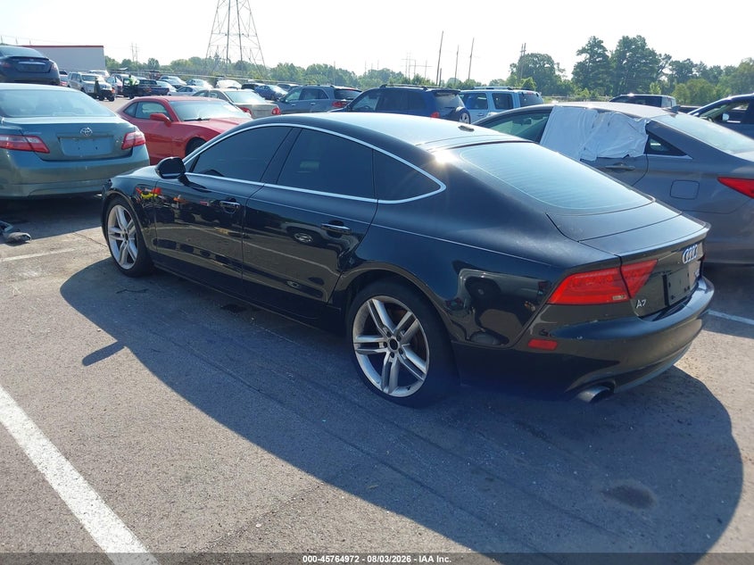 Vin: wauygafc4dn024362, lot: 46263721, audi a7 3.0t premium 20133