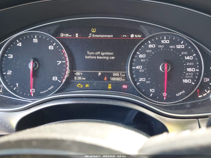 2013 AUDI A7 auction photo 7