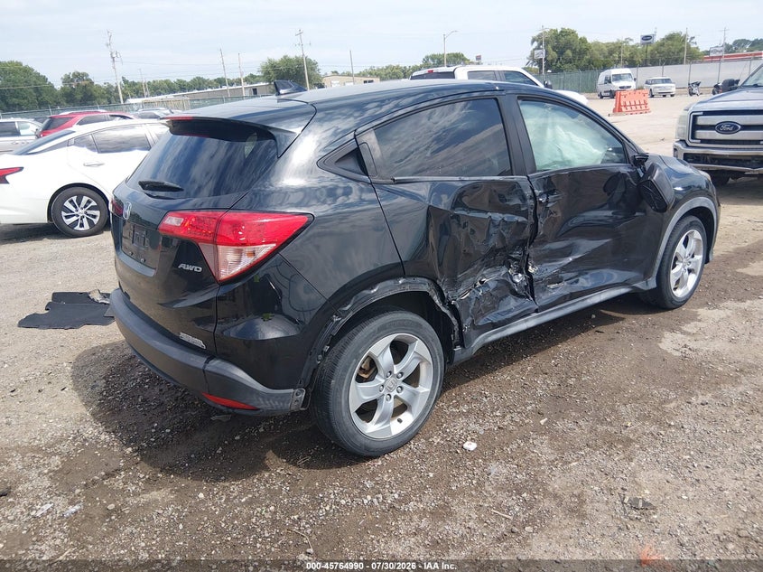 Vin: 3czru6h58gm754408, lot: 46263738, honda hr-v ex 20164