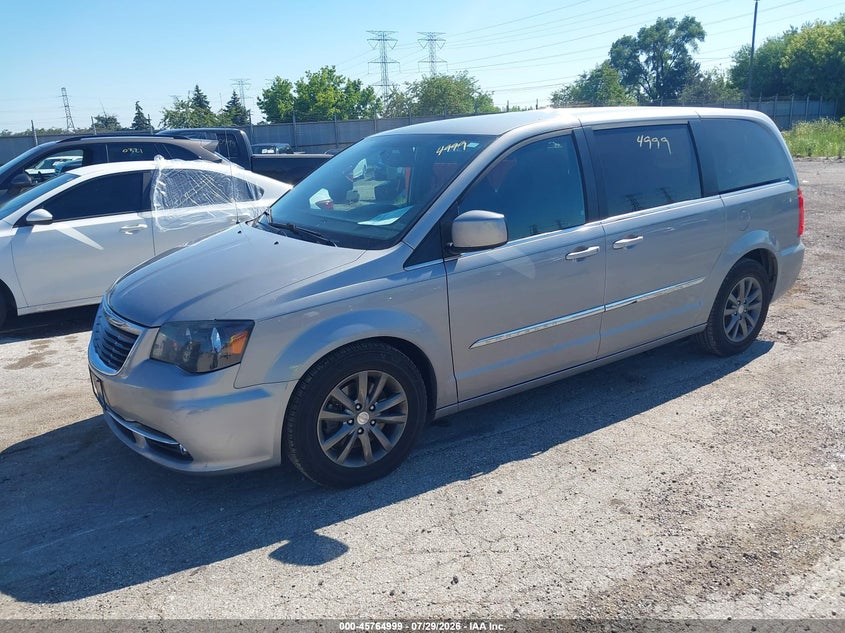 Vin: 2c4rc1hg3fr655872, lot: 46263748, chrysler town & country s 20152