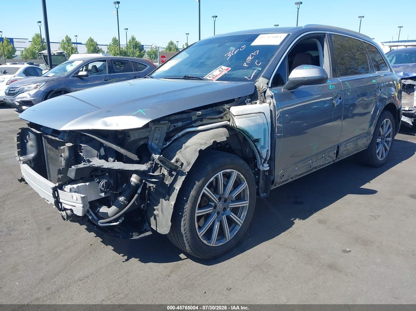 Vin: wa1lhaf7xjd015027, lot: 46263752, audi q7 2.0t premium 20182