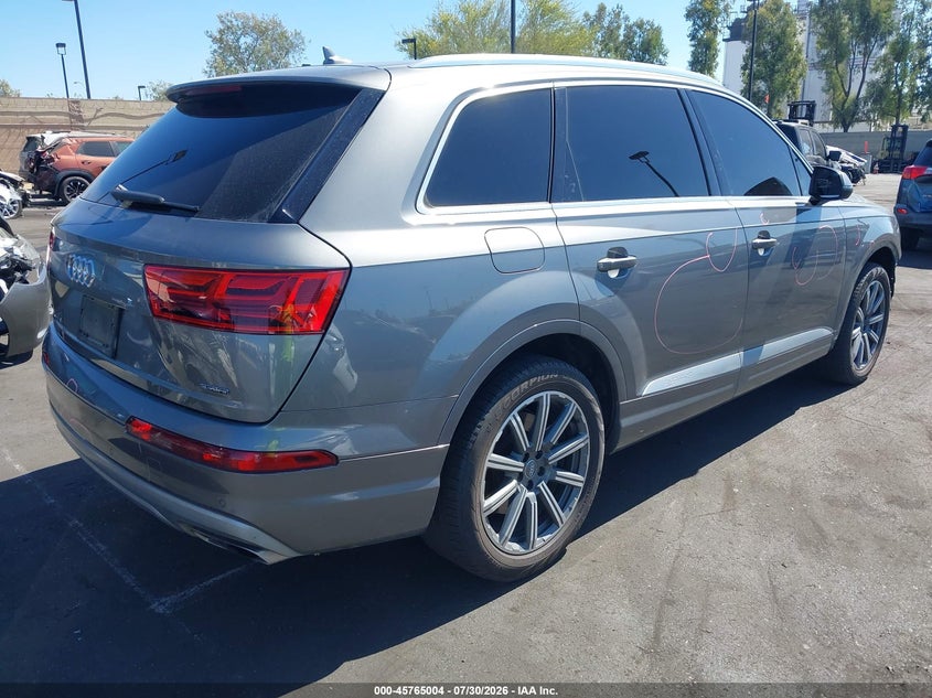 Vin: wa1lhaf7xjd015027, lot: 46263752, audi q7 2.0t premium 20184