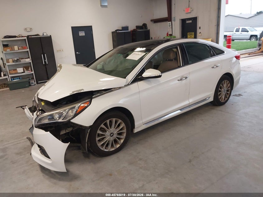 Vin: 5npe34af0fh015035, lot: 46263768, hyundai sonata limited 20152