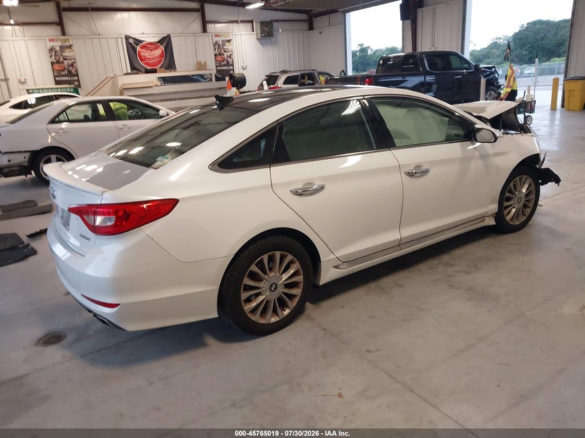 Vin: 5npe34af0fh015035, lot: 46263768, hyundai sonata limited 20154