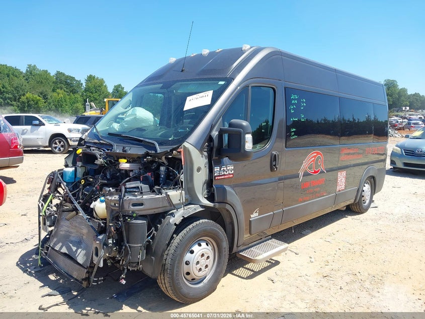 Vin: 3c6trvpg9le139176, lot: 46263790, ram promaster 2500 window van high roof 159 wb 20202
