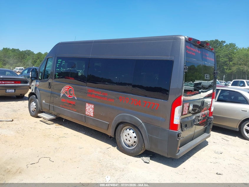 Vin: 3c6trvpg9le139176, lot: 46263790, ram promaster 2500 window van high roof 159 wb 20203