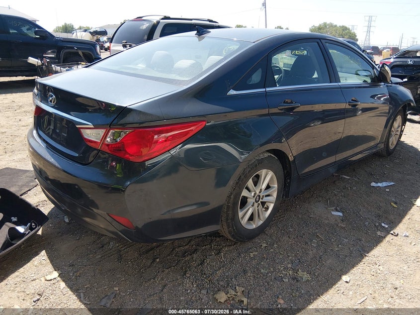 Vin: 5npeb4ac7eh847706, lot: 46263812, hyundai sonata gls 20144