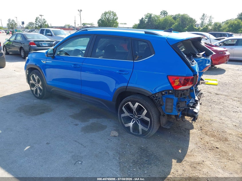 Vin: 3vv2x7b24pm318546, lot: 46263844, volkswagen taos 1.5t sel 20233