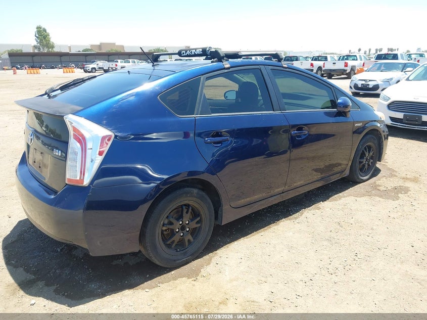 Vin: jtdkn3du1c1523499, lot: 46263863, toyota prius one 20124
