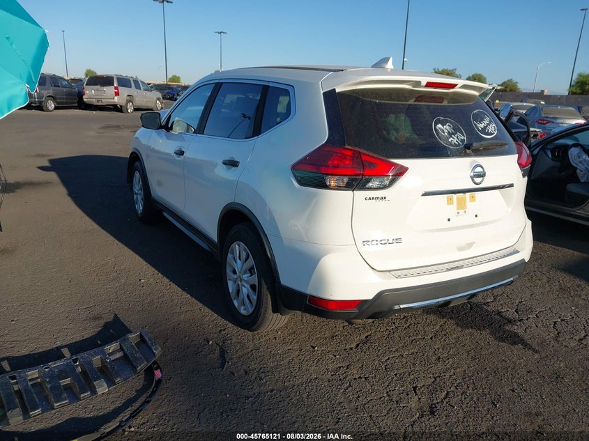Vin: jn8at2mt2hw138180, lot: 46263870, nissan rogue s 20173