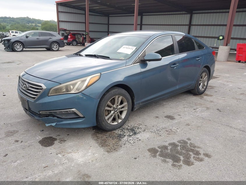 Vin: 5npe24af2fh256520, lot: 46263873, hyundai sonata se 20152