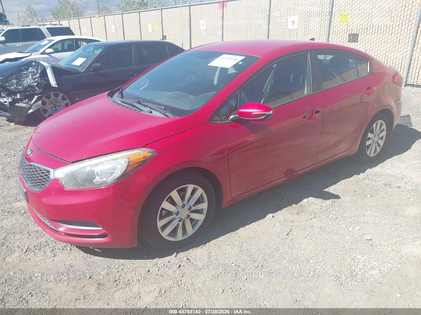 Vin: knafx4a61f5381432, lot: 46263889, kia forte lx 20152
