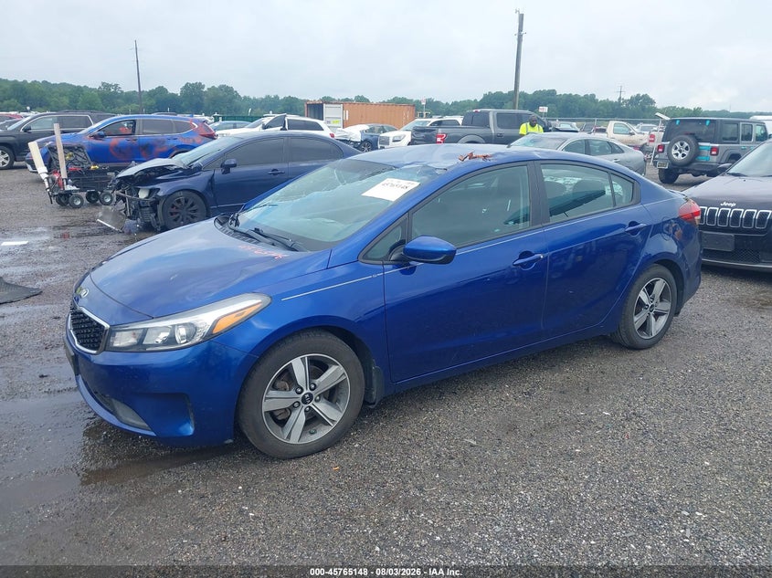 Vin: 3kpfl4a7xje179600, lot: 46263897, kia forte s 20182