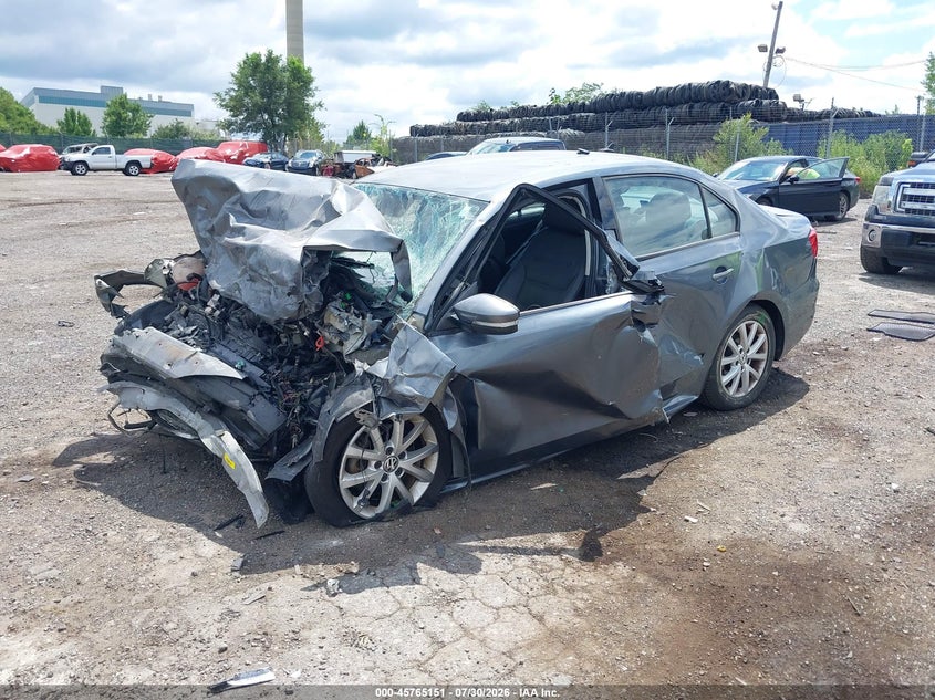 Vin: 3vwdp7aj4cm423658, lot: 46263900, volkswagen jetta 2.5l se 20122