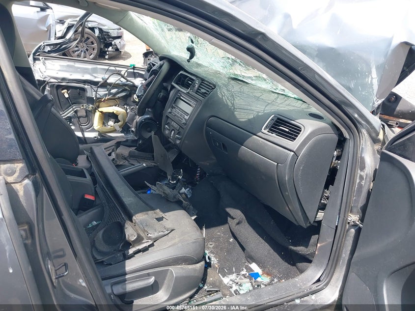 VOLKSWAGEN JETTA 2012 VIN 3VWDP7AJ4CM423658
