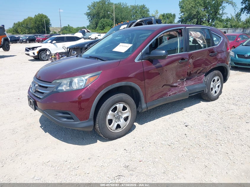2014 Honda CR-V, Лівий бік, IAAI, VIN 5J6RM4H31EL045059 — фото 2