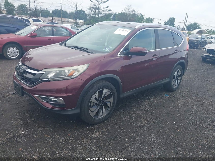 Vin: 5j6rm4h96gl015319, lot: 46263922, honda cr-v touring 20162