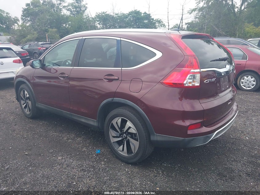 Vin: 5j6rm4h96gl015319, lot: 46263922, honda cr-v touring 20163