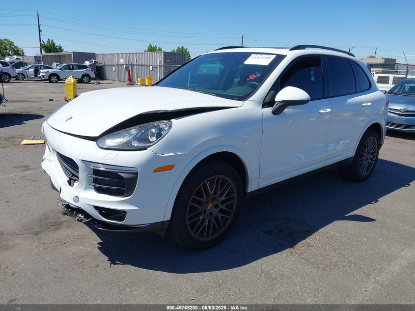 2018 Porsche Cayenne, Удар спереди, IAAI, VIN WP1AA2A24JKA02030 — фото 2