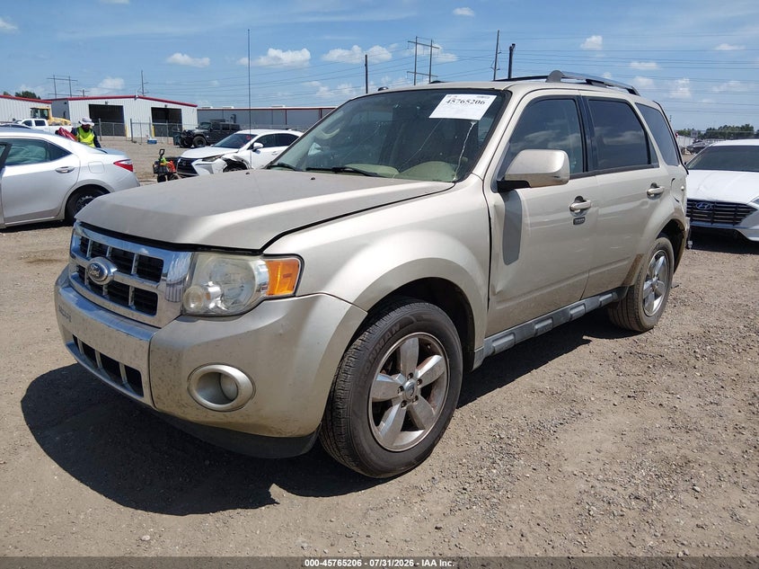 Vin: 1fmcu0eg5akd16647, lot: 46263955, ford escape limited 20102