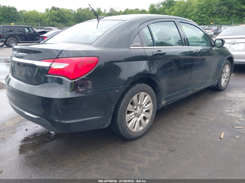 Vin: 1c3ccbab6en211458, lot: 46263975, chrysler 200 lx 20144