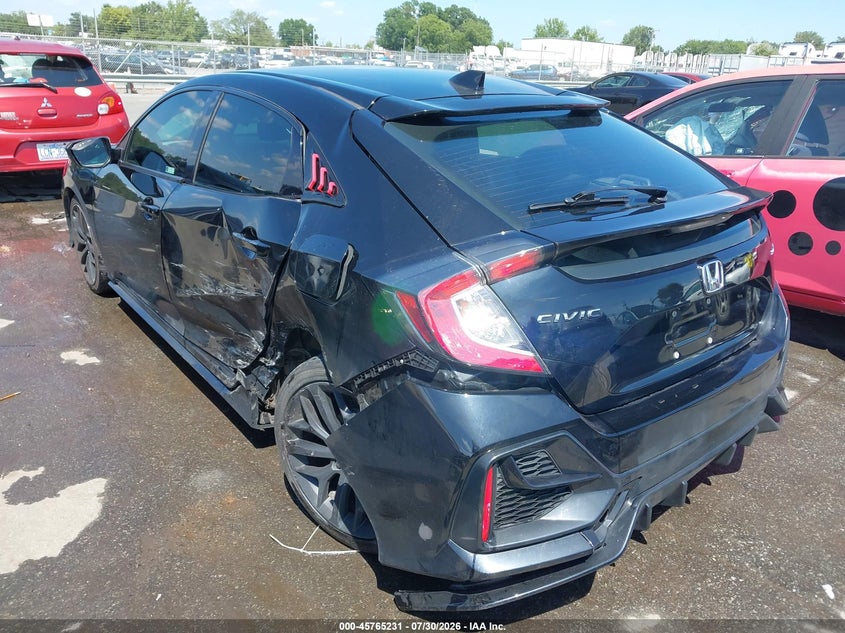 Vin: shhfk7h47lu412067, lot: 46263980, honda civic sport 20203