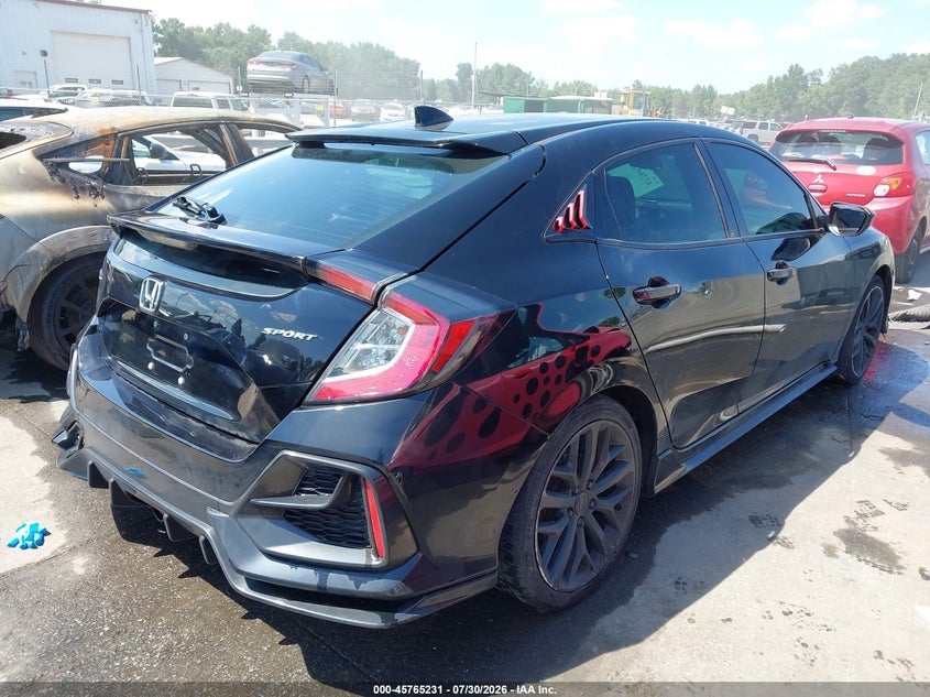 Vin: shhfk7h47lu412067, lot: 46263980, honda civic sport 20204