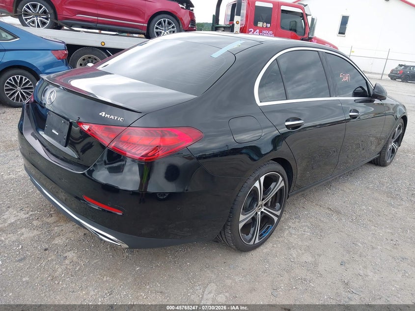 Vin: w1kaf4hb8rr188233, lot: 46263996, mercedes-benz c 300 20244