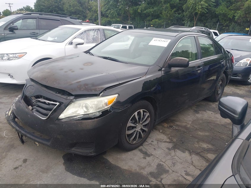2010 Toyota Camry, Front & Rear, IAAI, VIN 4T1BF3EK4AU080959 — photo 2
