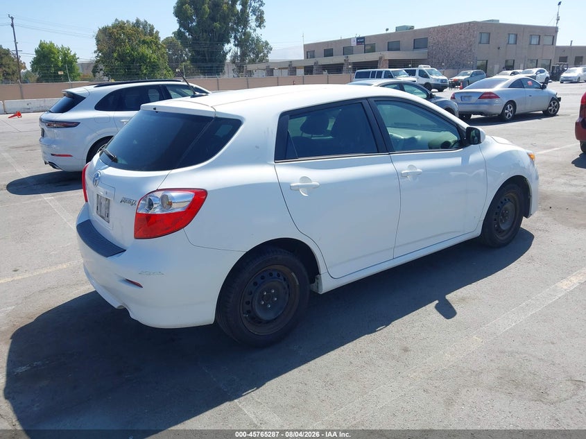 Vin: 2t1ku4ee6bc655328, lot: 46264036, toyota matrix 20114