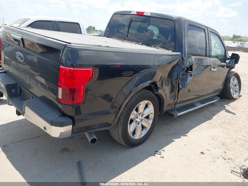 Vin: 1ftew1c53jke22108, lot: 46264038, ford f-150 lariat 20184