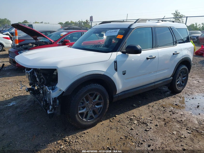 Vin: 3fmcr9bn2sre84316, lot: 46264049, ford bronco sport big bend 20252