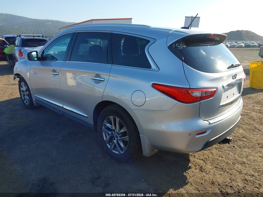 Vin: 5n1al0mm3ec506724, lot: 46264055, infiniti qx60 20143
