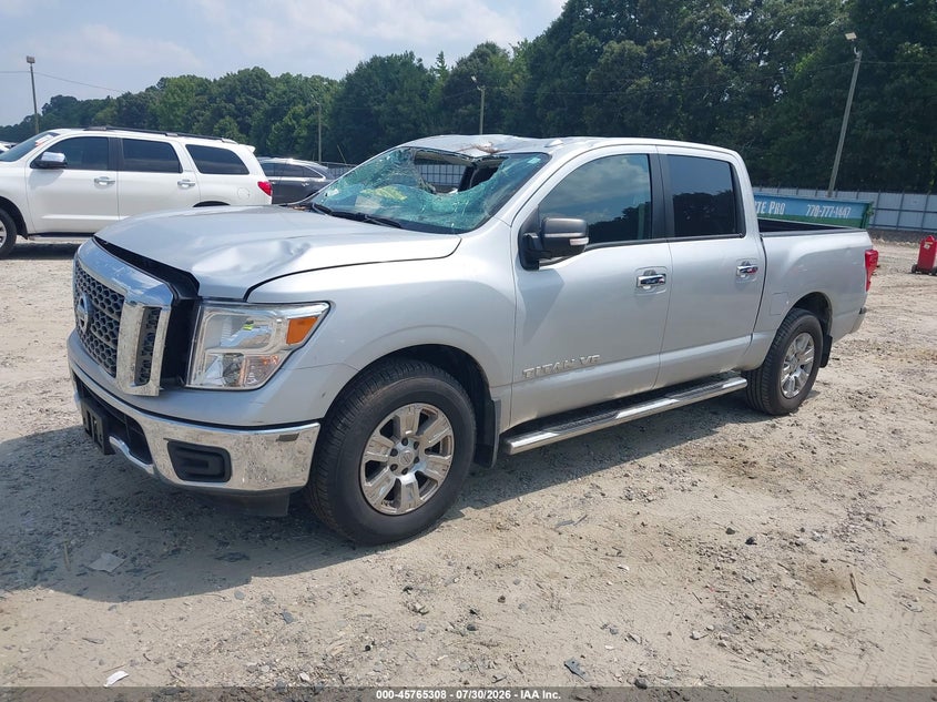 Vin: 1n6aa1ek2jn500289, lot: 46264057, nissan titan sv 20182