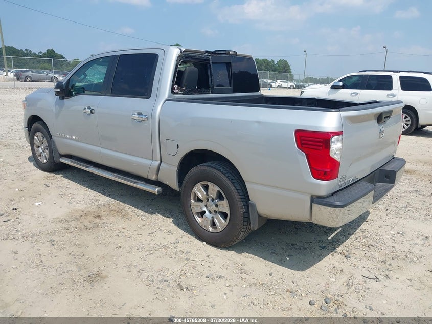 Vin: 1n6aa1ek2jn500289, lot: 46264057, nissan titan sv 20183