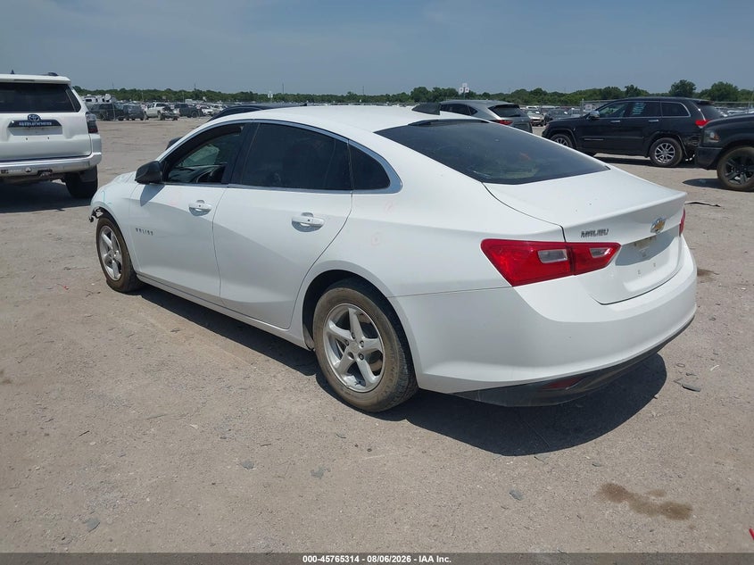 Vin: 1g1zb5st2hf214866, lot: 46264063, chevrolet malibu ls 20173