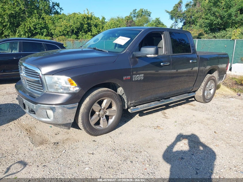 Vin: 1c6rr7lt1es296208, lot: 46264075, ram 1500 big horn 20142