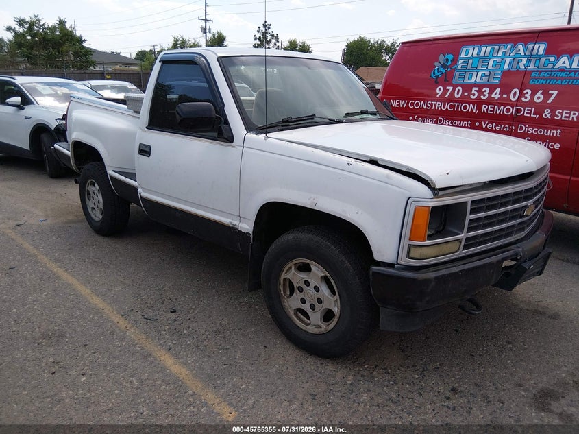 CHEVROLET GMT-400 1993 VIN 1GCEK14K0PZ154554