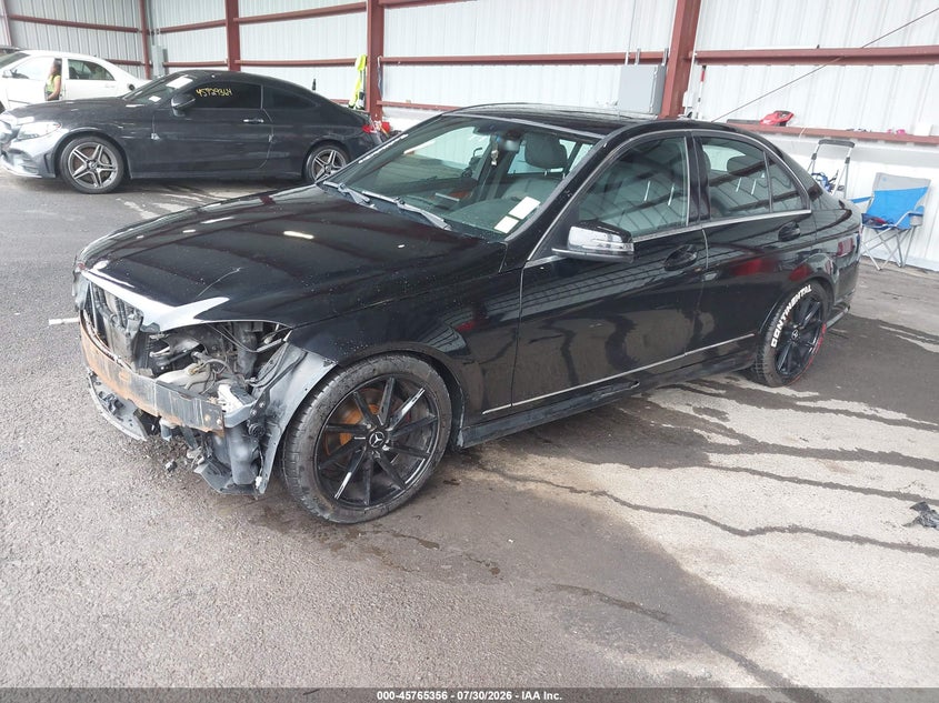 Vin: wddgf8bb7ar102005, lot: 46264105, mercedes-benz c 300 luxury 4matic/sport 4matic 20102