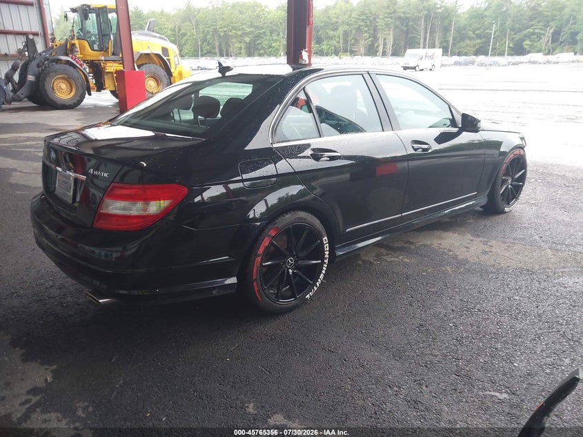 Vin: wddgf8bb7ar102005, lot: 46264105, mercedes-benz c 300 luxury 4matic/sport 4matic 20104