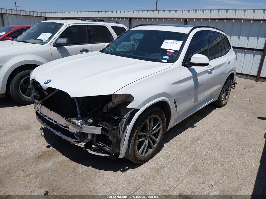 Vin: 5uxty5c05m9e63656, lot: 46264138, bmw x3 xdrive30i 20212