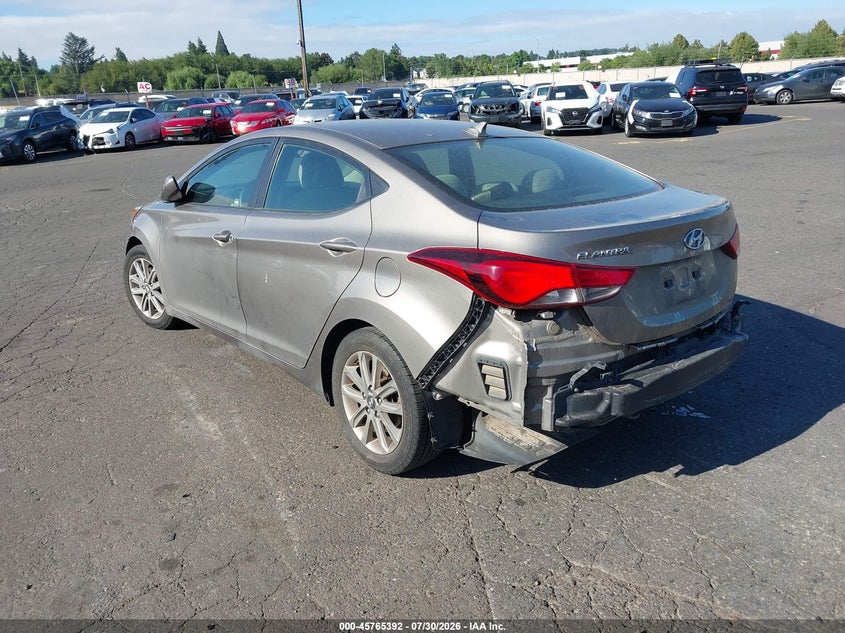 Vin: 5npdh4ae3eh459027, lot: 46264141, hyundai elantra se 20143
