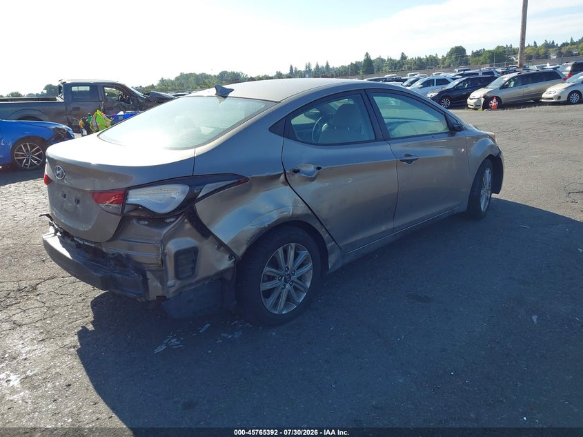 Vin: 5npdh4ae3eh459027, lot: 46264141, hyundai elantra se 20144