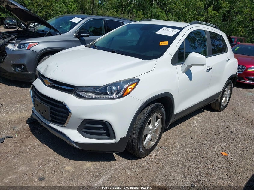 Vin: kl7cjlsb1lb026624, lot: 46264165, chevrolet trax fwd lt 20202
