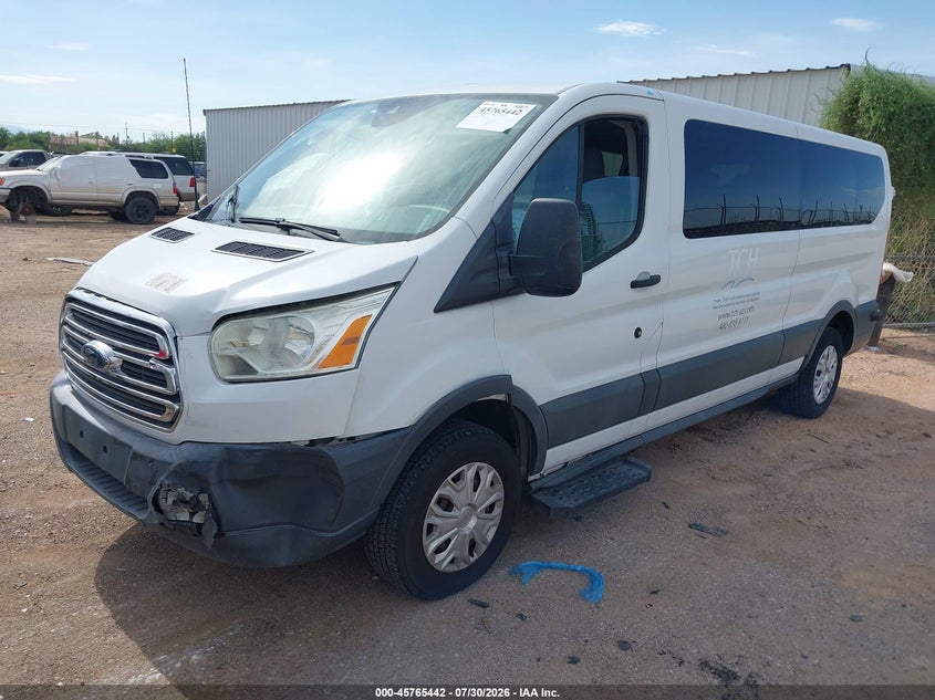 Vin: 1fbzx2zm5gka98496, lot: 46264191, ford transit-350 xlt 20162