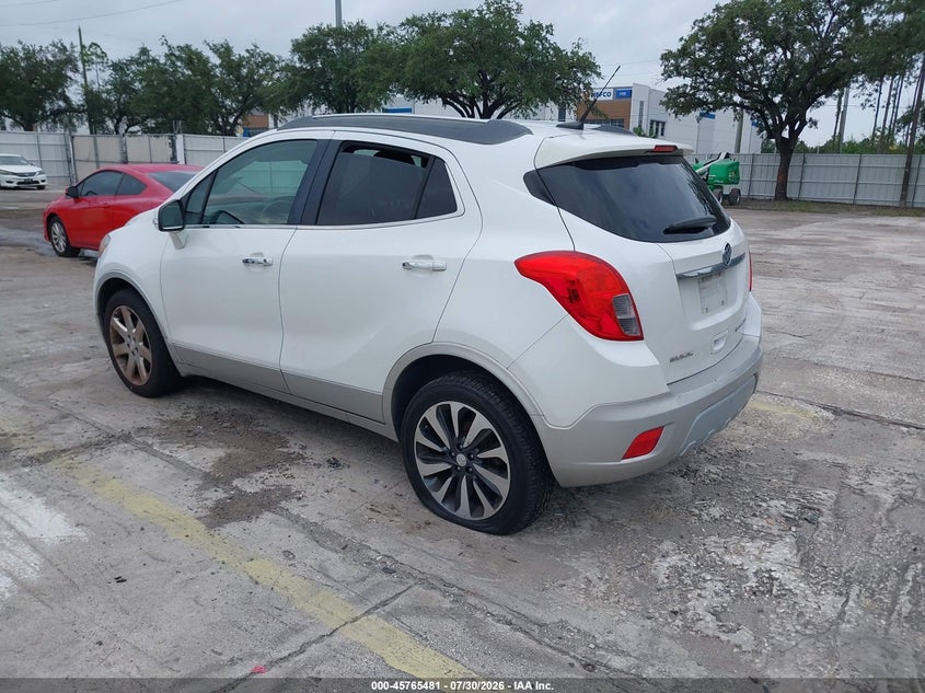 Vin: kl4cjcsbxeb699752, lot: 46264230, buick encore leather 20143
