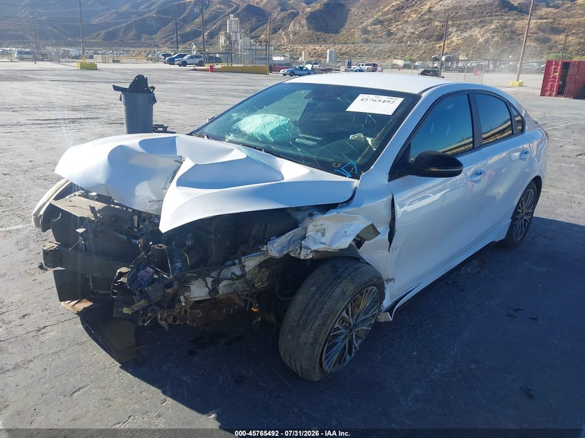 Vin: 3kpf54ad2pe602839, lot: 46264241, kia forte gt-line 20232