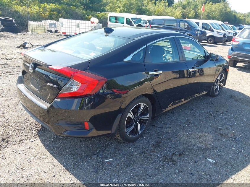 Vin: 19xfc1f93ge200742, lot: 46264249, honda civic touring 20164
